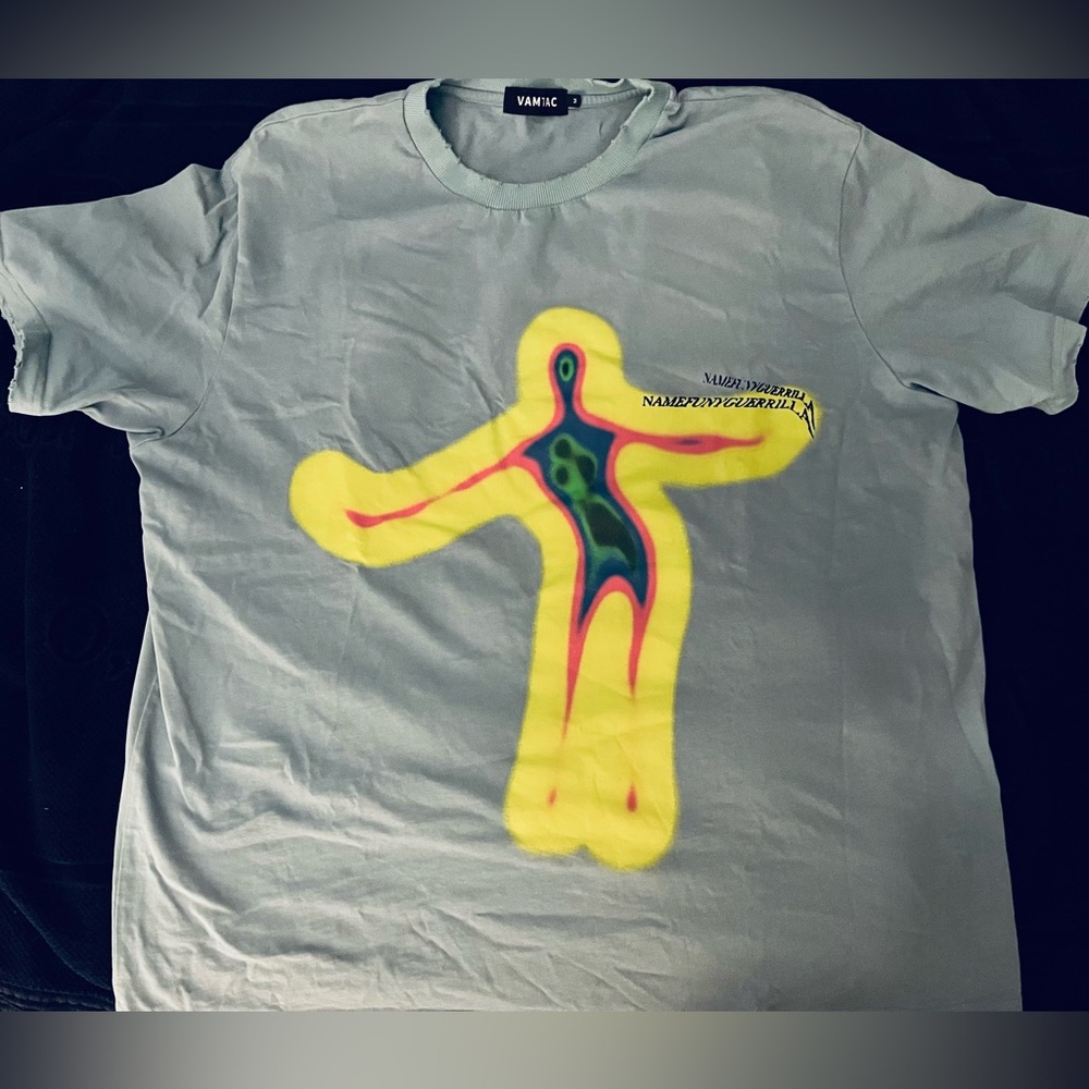 Oversized VAMAC Ghost streetwear tee.